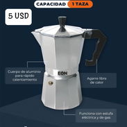 ☕ CAFETERA 🔴 EÓN ♦️1 TAZA 💲5 USD ♦️3 TAZAS 💲8 USD ♦️6 TAZAS 💲10 USD - Img 54392488