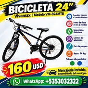 *Bicicleta 24*  - Modelo VM-B24MTB - Marca Vivamax - 7 cambios traseros - - Img 58209221