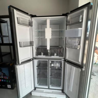 Refrigerador 4 puertas Hisense gris oscuro - Img 123406546