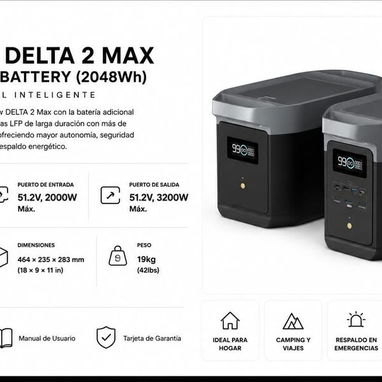 Batería extra Delta 2 max - 2/2