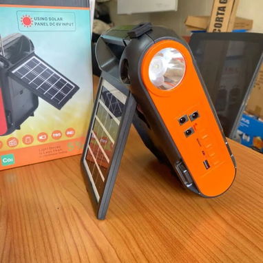 SY-108 Radio Panel Solar 18W, SY-108 Radio Linterna Solar 18W 3-8h Batería, SY-108 Radio Solar USB TF TWS VPT# - Img 127701088