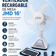 Ventilador recargable de mesa JMD 16 - Img 55669250
