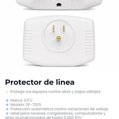 Protección de voltaje para tus equipos.  EcoFlow, tv, smartv, laptop ,redes  y mucho mas ,cables cargar ecoflow - 2/2