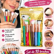 ‼️Set de 10 brochas de maquillaje‼️ Precio: 7 usd - Img 57709943