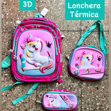 25usd. Set de mochilas 3D - 4/6