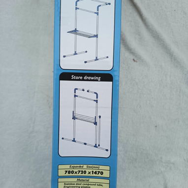 Tendedero Plegable Práctico y Multifuncional (c) - 2/3