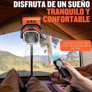 Ventilador portátil,lo puedes usar como power bank y bombillo - Img 124188567