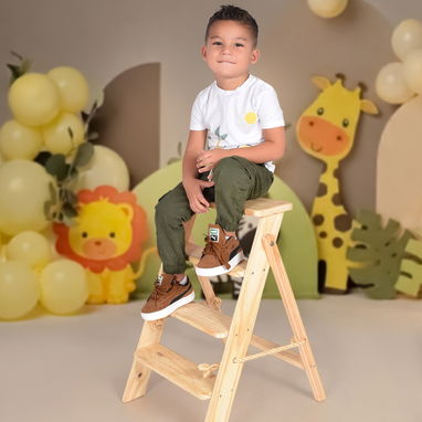 ESTUDIO FOTOGRÁFICO 🦁🌿 ¡UNA AVENTURA SALVAJE PARA CELEBRAR SUS 3 AÑITOS! 🐘🐒 - 3/7