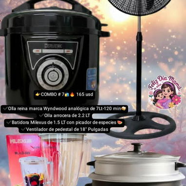 🔥 Combos desde 95usd – Olla Reina, Micro, Freidora Aire, Ventilador – 🚗 Envío Habana - Img 120779729