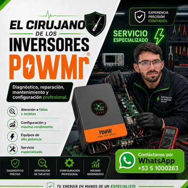 🔧 REPARACIÓN DE INVERSORES MUST EN LA HABANA - 2/6