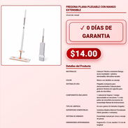FREGONA PLANA PLEGABLE CON MANGO EXTENSIBLE . - Img 57881682