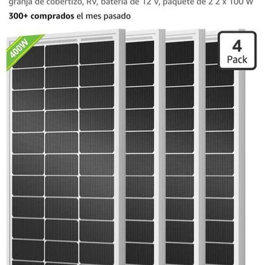 Se venden 4 paneles solares con su breke - 2/2