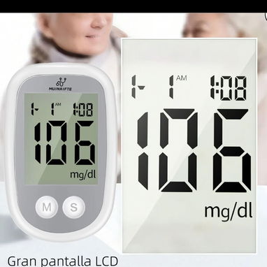 Glucómetro digital con 50 tiras y 50 lancetas - Img 117811453