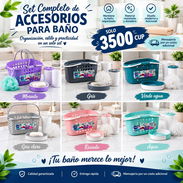 Set Organizador Completo de Accesorios para Baño - Img 57952695