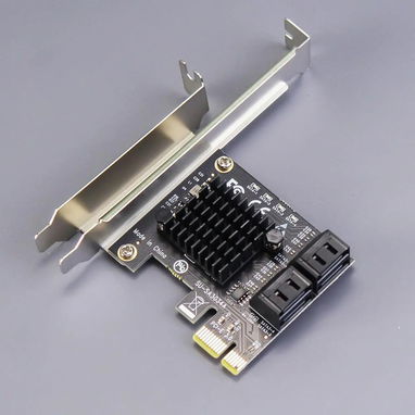 Tarjeta de expansión sata GLOTRENDS para discos SA3034A de 4 puertos PCIe SATA 3.0, incluye cables SATA new 52815418 - Img 117250644