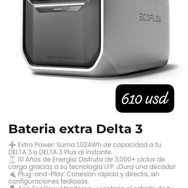 Ecoflow y baterías extras 🔋 ⚡ Apúrate, se acaban rápido! - Img 121760190