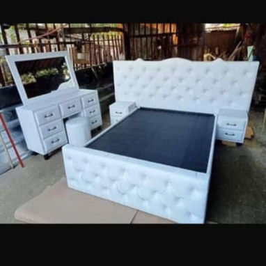 Juego de cuarto y colchones de espuma y confor original, llamar al 52422434 o WhatsApp transporte incluido - Img 108646880