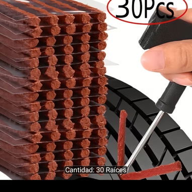 Kit de 30 tiras de caucho para reparar neumáticos / mechas de ponche ¡Oferta! - 3/10