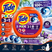 Detergente Tide PODS 3 en 1 – 42 Cápsulas | Limpieza Profunda y Frescura - Img 57776124