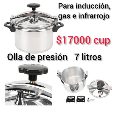 Ollas de inducción de 7 litros 24 cm - Img 121835428