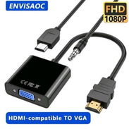 ADAPTADOR HDMI - VGA CON AUDIO EXTERNO Y ALIMENTACIÓN EXTERNA - Img 57020956
