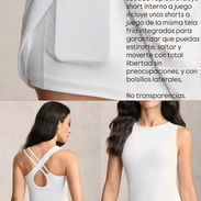 Vestidos para el GYm con licra abajo tela fría - Img 57672418