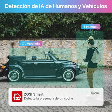 🔒 Sistema de Cámaras de Seguridad ZOSI H.265+ Full HD 1080P 🌐 - 6/9