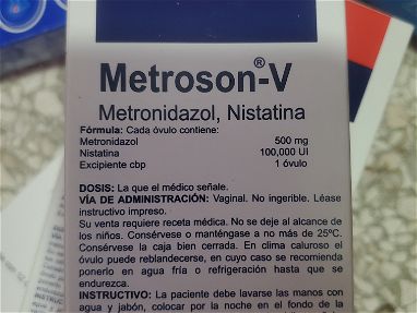 Metronidazol en óvulos caja de 12 - Img main-image-45731700