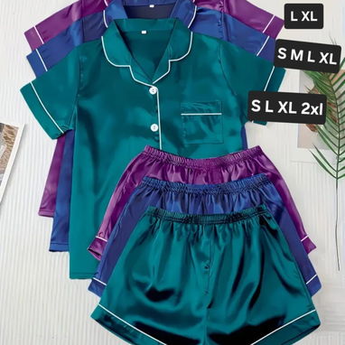 Pijamas de satin y normales - 2/10