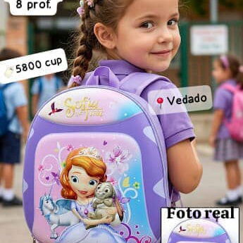 MOCHILITAS PARA PRE-ESCOLAR DISPONIBLES FIGURA EN 3D - 4/6