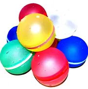 Globos de agua reutilizables, bola de agua de silicona de llenado rápido, bomba de agua magnética autosellante para niño - Img 48656132