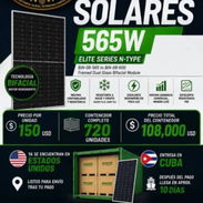 La Habana. 53584876 o 76471065 *Contenedores de Paneles Solares 565 W Tecnología Bifacial Doble Vidrio Precio por Unida - Img 56892278