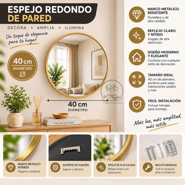 Espejos redondos modernos - 2/3