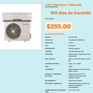 Milexus Split No Inverter 12000 BTU Consumo Eficiente, Aire Split Milexus 1 T Consumo 1.0-1.2 kW/h VPT#-0502 - Img 55672615