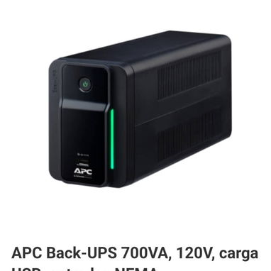BACKUPS APC  700 VA Y 900 VA /GARANTIA 1 MES/ MENSAJERÍA DISPONIBLE - Img 101672266