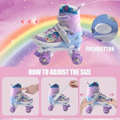 Disponible: Patines Ajustables para Niños y Niñas (3-12 años) con Luces LED y Equipo de Protec... | videojuegoshabana.co - Img 123545310