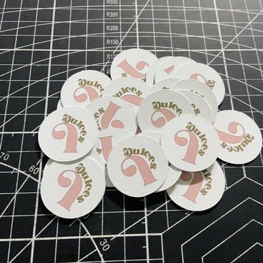 Pegatinas de diferentes formas personalizadas con tu logo. - Img 122342478