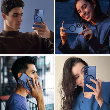 ☎️53544655 🛵 Entrega Disponible ⭐Funda Magnética para Samsung Galaxy S21 FE 5G – Blue ⭐ - Img 123716296
