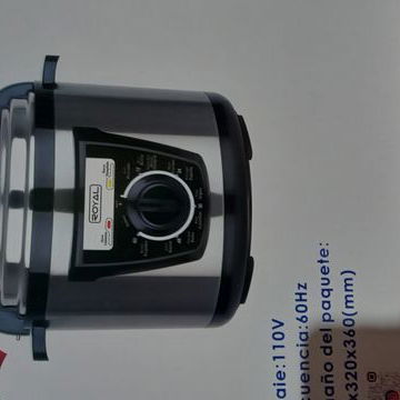 Olla 6L Royal 1000W REPC60E Aluminio, Olla 6 Litros Royal 1000W 110V 60Hz VPT# - 3/10