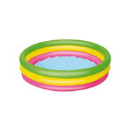 Piscina infantil inflable redonda 3 anillos de colores 152 cm Bestway - Img 56440554