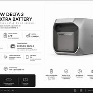 Batería auxiliar de delta 3 Max plus Capacidad 2048 Wh Compatible delta 3 ultra plus y delta Pro 3 - Img 56496633