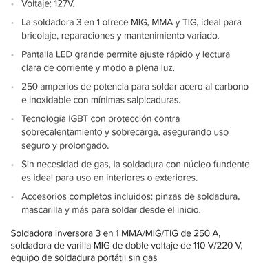 Máquina de soldar doble voltaje/Equipo de soldar para taller/Soldadora ligera/Equipo de soldar portátil - Img 125050547