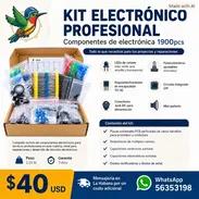 KIT DE COMPONENTES ELECTRÓNICOS 1900 PCS. Resistencia. capacitor. diodo . Placa universal - Img 57996947