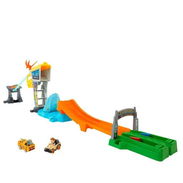 Mattel Hot Wheels RacerVerse Jurassic World Blue’s Raptor Rush Track Set - Img 57110692