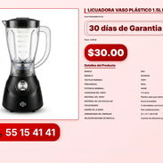 LICUADORA VASO PLÁSTICO 1.5L EKO VPT-0179 - Img 56216120