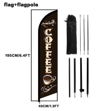 Banderola indicativo de ubicación de cafetería - Img 122078153