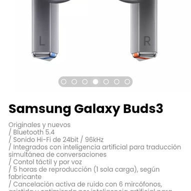 Samsung Galaxy Buds3. Originales, en su caja - Img 112536026