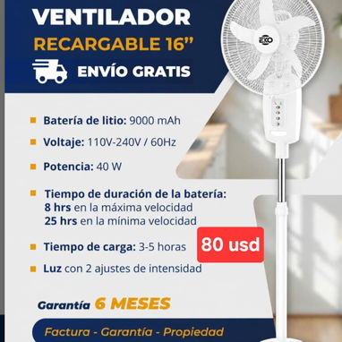 Ventilador de Pedestal - Img 125561974
