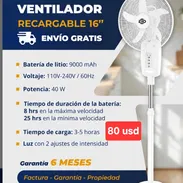 Ventilador recargable - Img 56134280