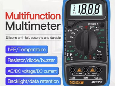 Multimetro Professional Digital Lcd Portable Ac/dc - Img 52314571